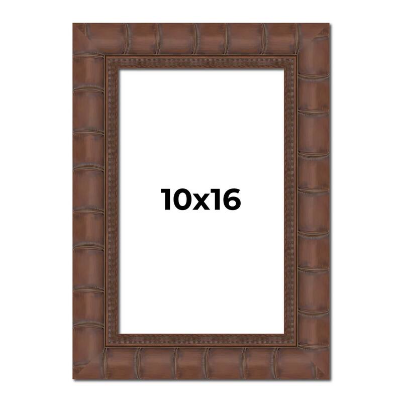 10x16 Frame Pewter Solid Wood Picture Frame Width 1.625 Inches | Interior Frame Depth 0.6875 Inches
