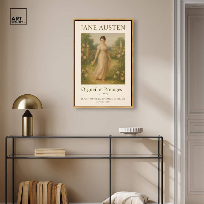 Lady in Austen's World Canvas by Art Remedy