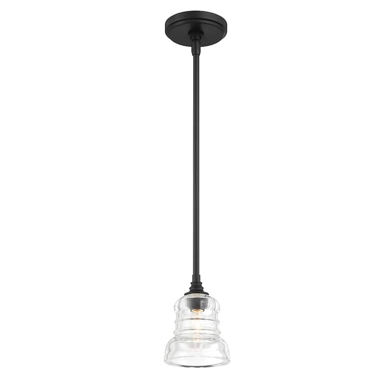 Crystorama Lighting Group GRG-1040 Gregory 5" Wide Mini Pendant /