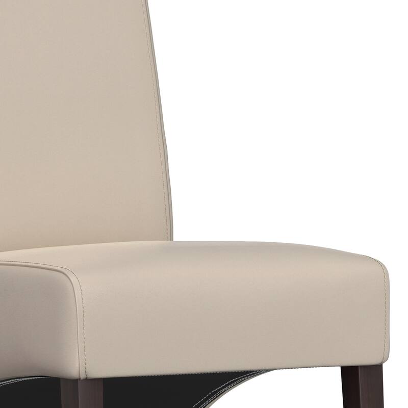 WYNDENHALL Franklin Transitional Deluxe Parson Dining Chair (Set of 2) - 17.7"w x 19.7"d x 40.2"h