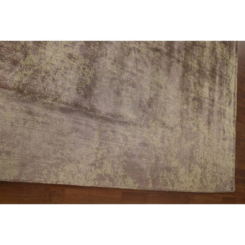 Abstract / Modern Area Rug Handmade Wool Carpet - 6'6" x 9'10"