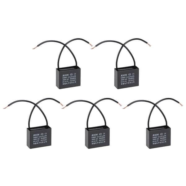 Shop 2 Wire Cbb61 Ceiling Fan Capacitor 2 2uf 450v Ac Motor