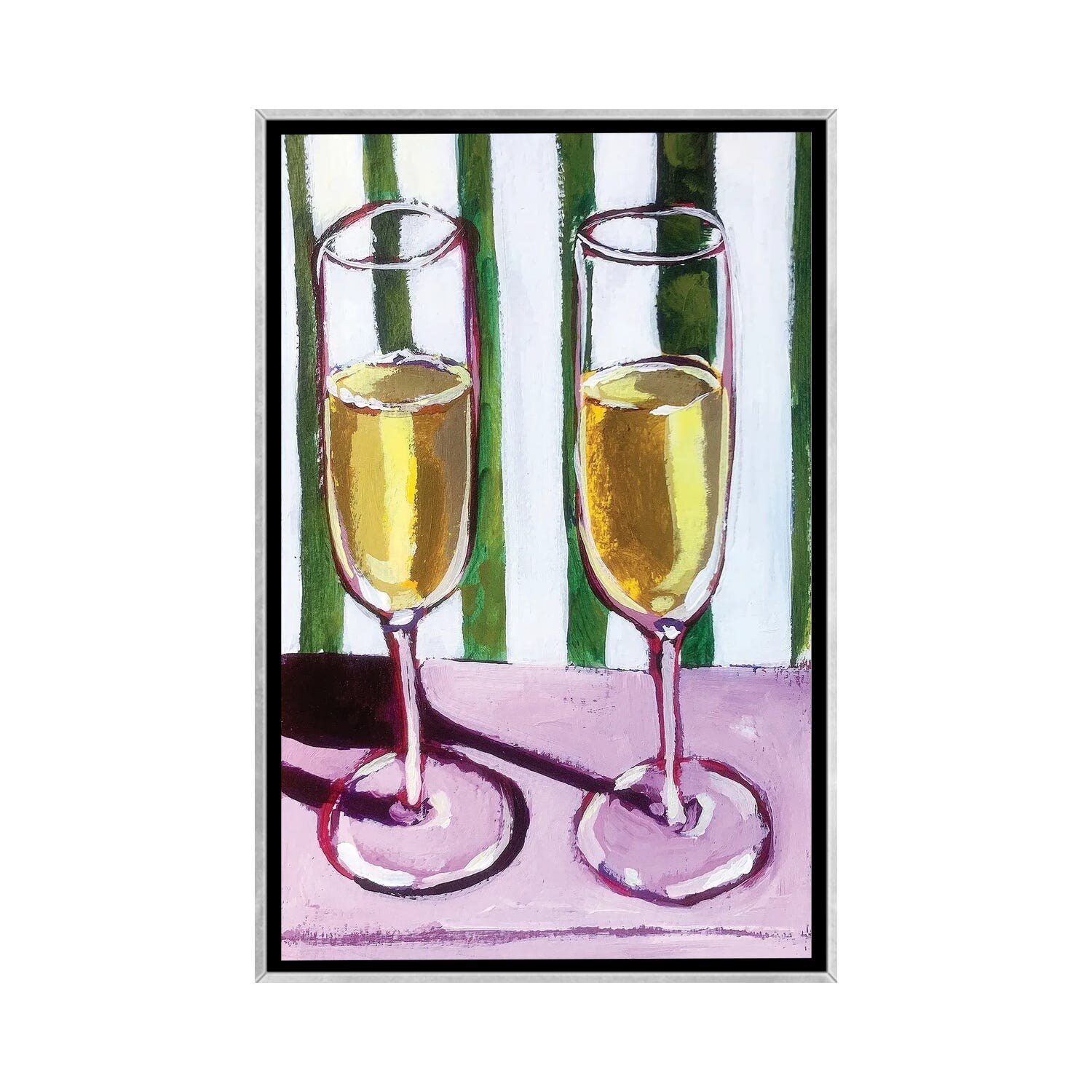 iCanvas "Champagne For Two" by Laurel Greenfield Framed