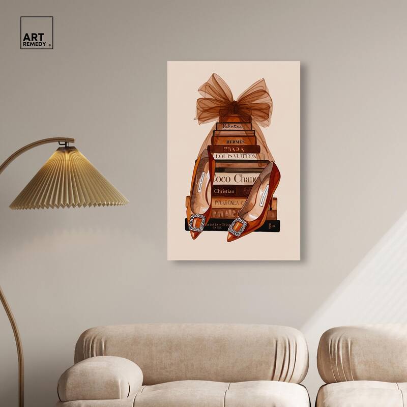 Luxury Lit Canvas by Art Remedy, Gallery Wrapped