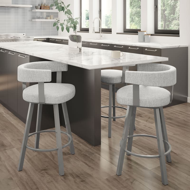 Amisco Parker Swivel Counter and Bar Stool