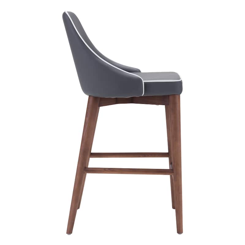 Counter Chair Solid Back - Product (in) : 18.1" W x 19.7" D x 37" H