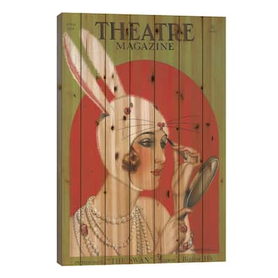 1924 Theatre Magazine Cover Print On Wood by The Advertising Archives - Multi-Color