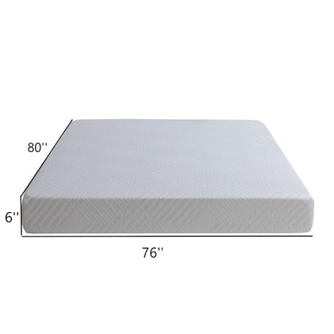 6 Inch Memory Foam Mattress Twin Size, Bed in a Box Mattresses, Breathable Removable Quilted Cover, Medium Feeling