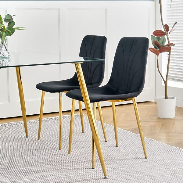 dressing table chair with gold legs Modern simple light luxury dining pink home bedroom stool back chair student desk chair metal legs(set of 4) - Bed Bath & Beyond Plunging Neck Sequin Bodycon Dress