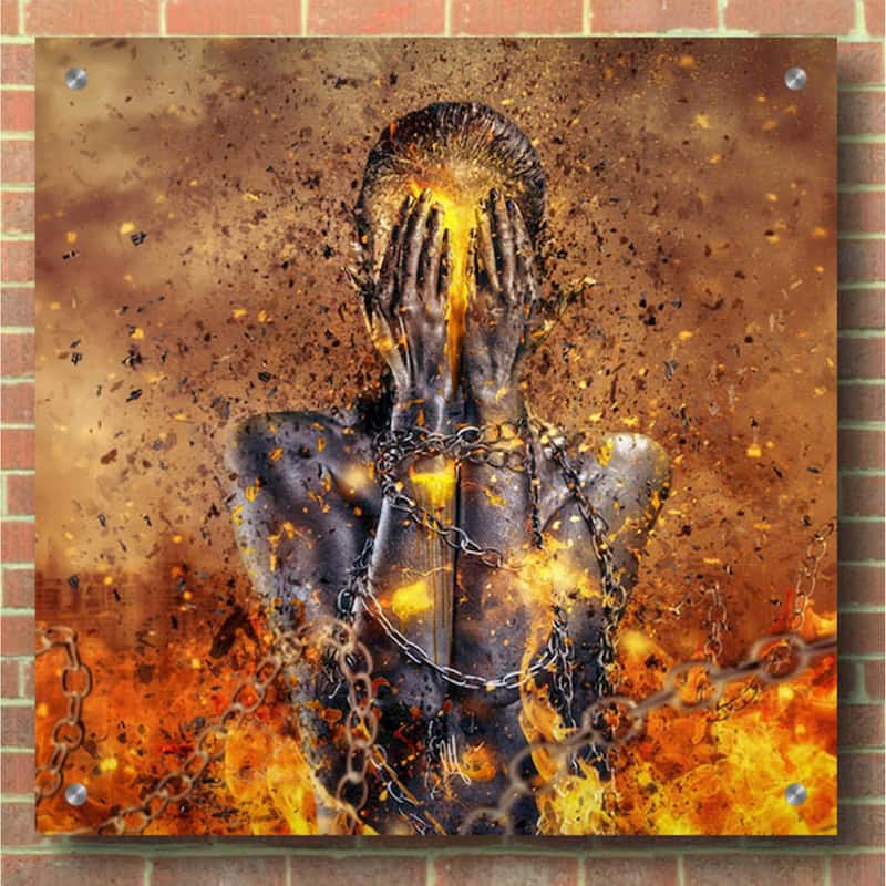 Epic Art 'Through Ashes Rise' by Mario Sanchez Nevado, Acrylic Glass Wall Art
