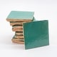 preview thumbnail 3 of 4, Handmade 4x4-in Moroccan Mosaic Solid Color Sea Green