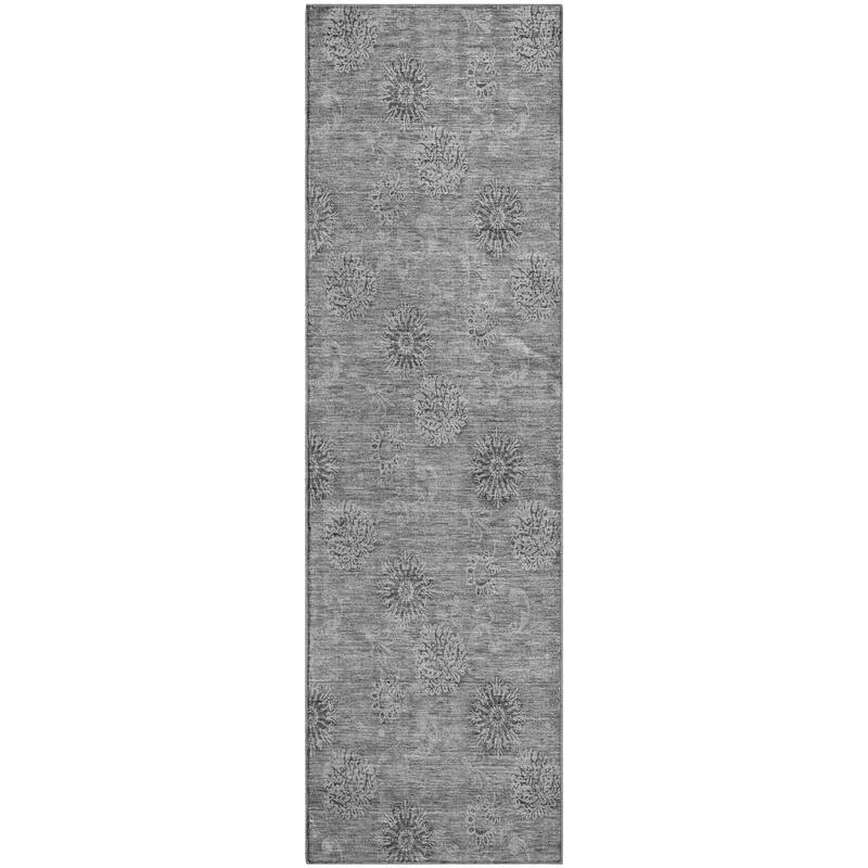 Premium Washable Super Soft Floral Imprints Mayfield Rug