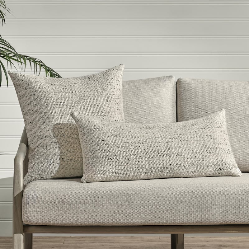 Villa by Classic Home Stella Recycled Fabric Fabric Throw Pillow