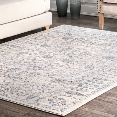Nuloom Vintage Boho Antoinette Tribal Paisley Bloom Border Area Rug