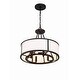 preview thumbnail 7 of 7, Crystorama Lighting Group BRY-8004 Bryant 4 Light 18" Wide Drum