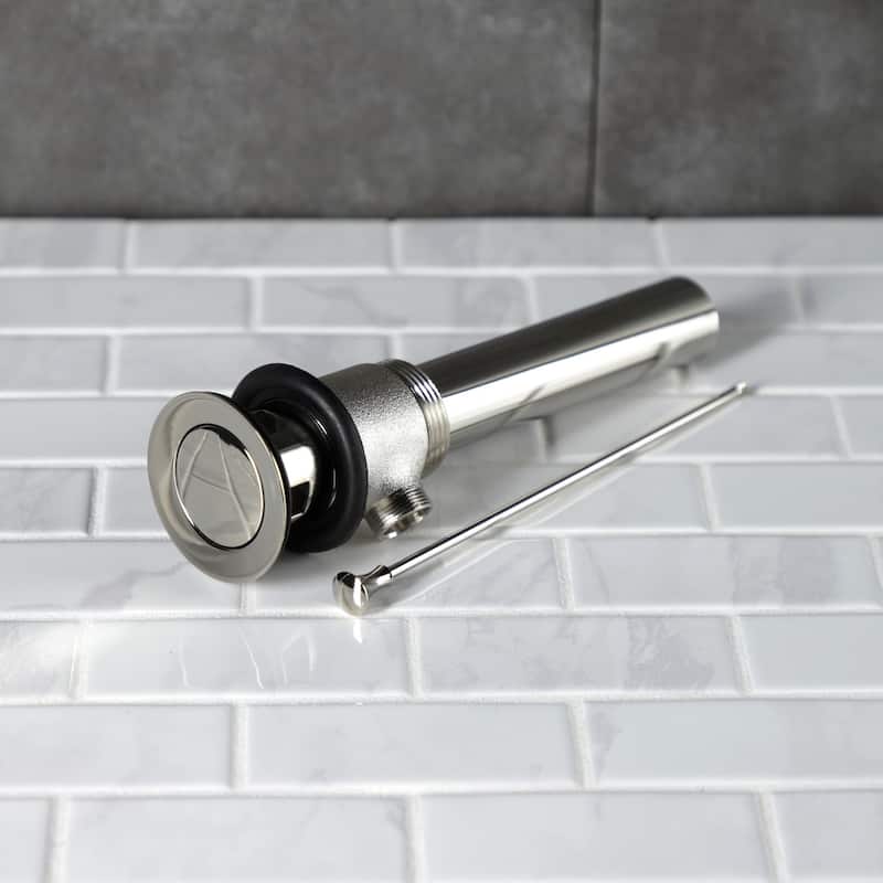 Kingston Brass Made To Match Brass Pop-Up Bathroom Sink Drain with Overflow, 22 Gauge