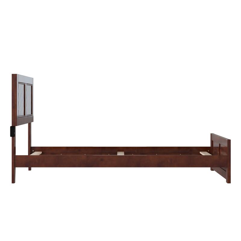 Canyon Foundation Bed Frame with Matching Footboard