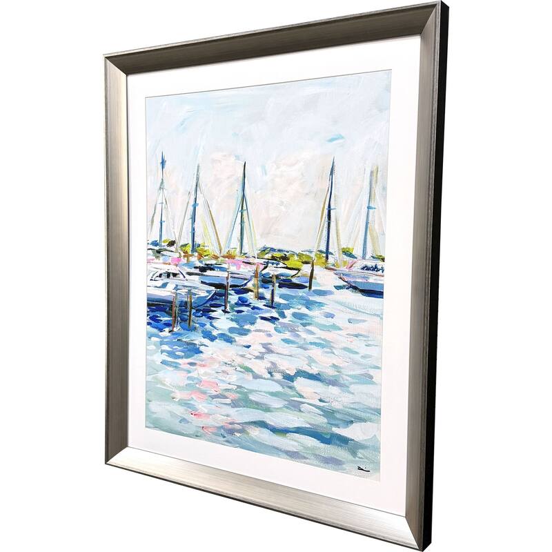 Paragon Marina at Dusk Framed Art