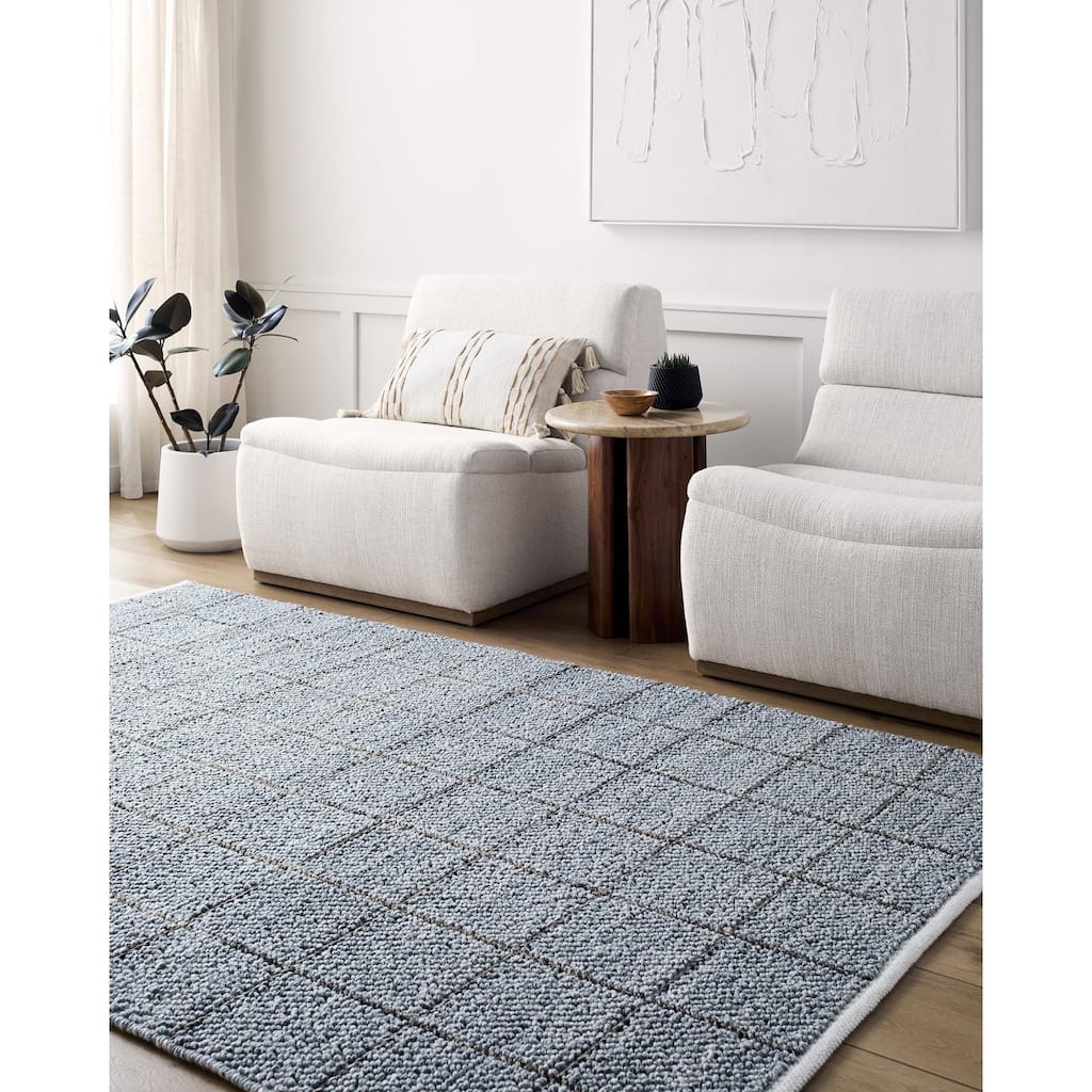 Livabliss Provence Mid-Century Modern Stripe Indoor/Outdoor Area Rug