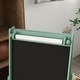 preview thumbnail 3 of 8, Qaba Art Easel for Kids with Paper Roll, 3 in 1 Toddler Painting Easel with Blackboard, Whiteboard, Storage Baskets, Green