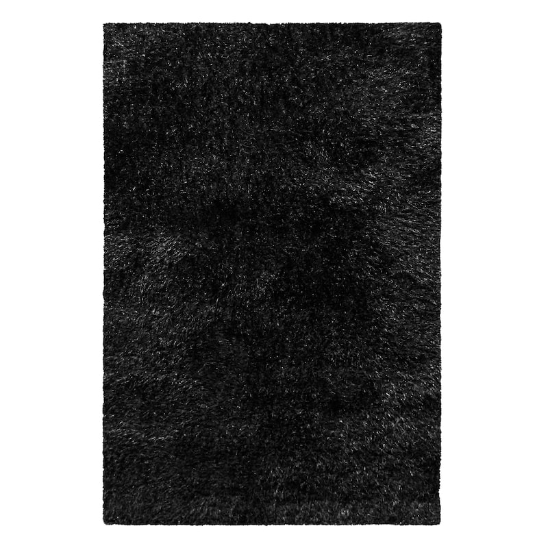 Superior Hand-tufted Plush Solid Shag Indoor Area Rug