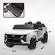 preview thumbnail 7 of 8, Cadillac Escalade IQ 2025 Kids Ride-On Car with Dual Seats, Remote, Music & LED Lights - White