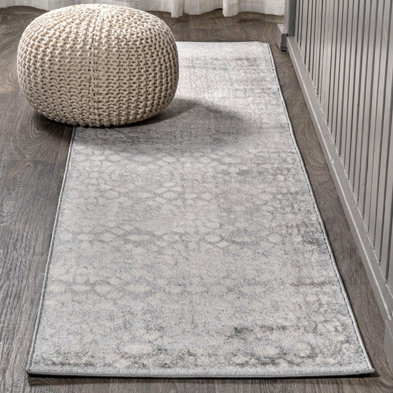 JONATHAN Y Scala Ornate Geometric Tile Area Rug