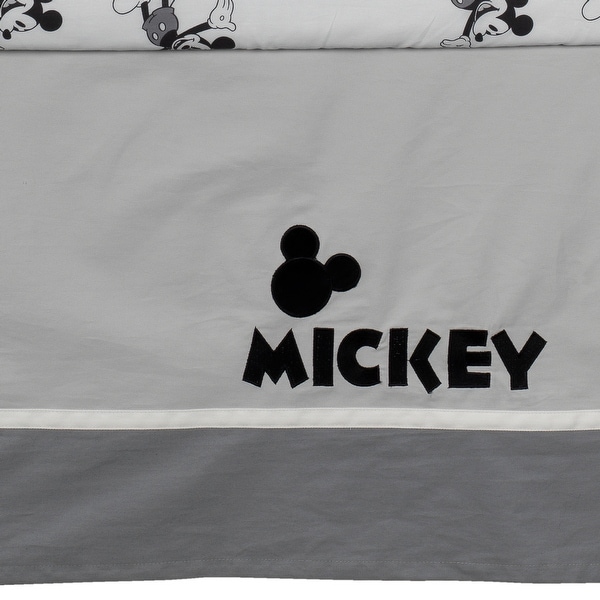 red and black mickey mouse crib bedding