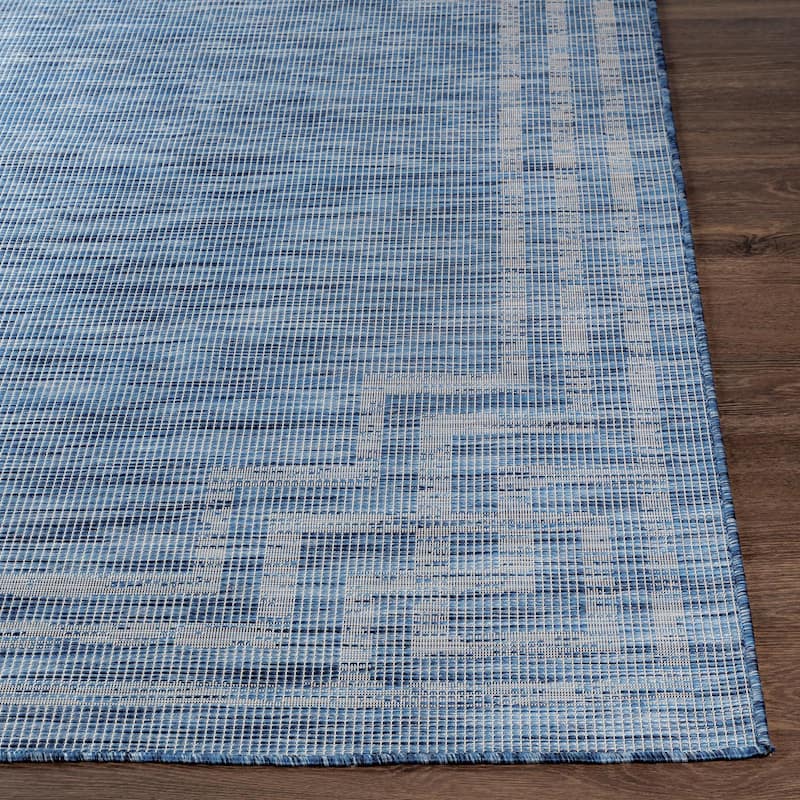 Brian Traditional Border Outdoor Area Rug