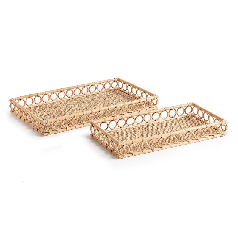 Ninette Rattan Trays
