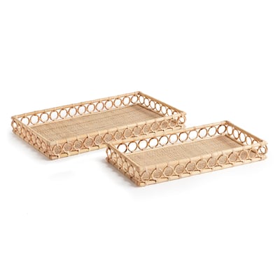 Ninette Rattan Trays