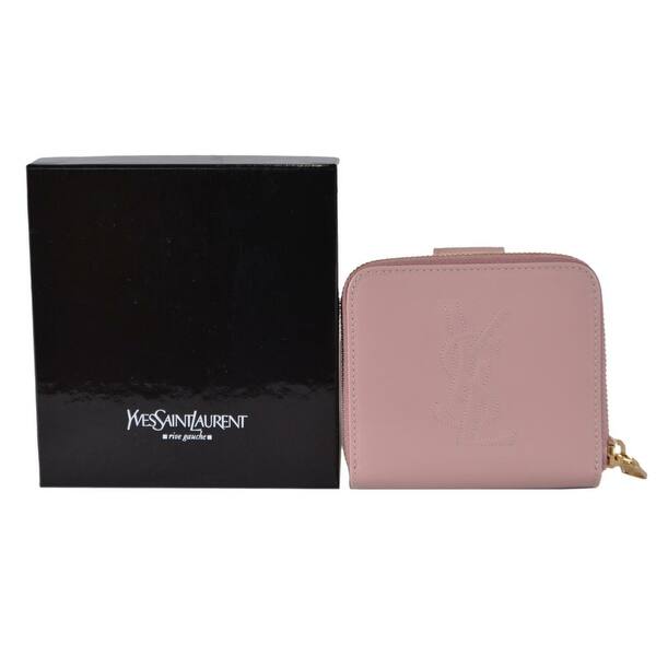 Shop Saint Laurent Ysl 568985 Pink Leather Belle De Jour Zip