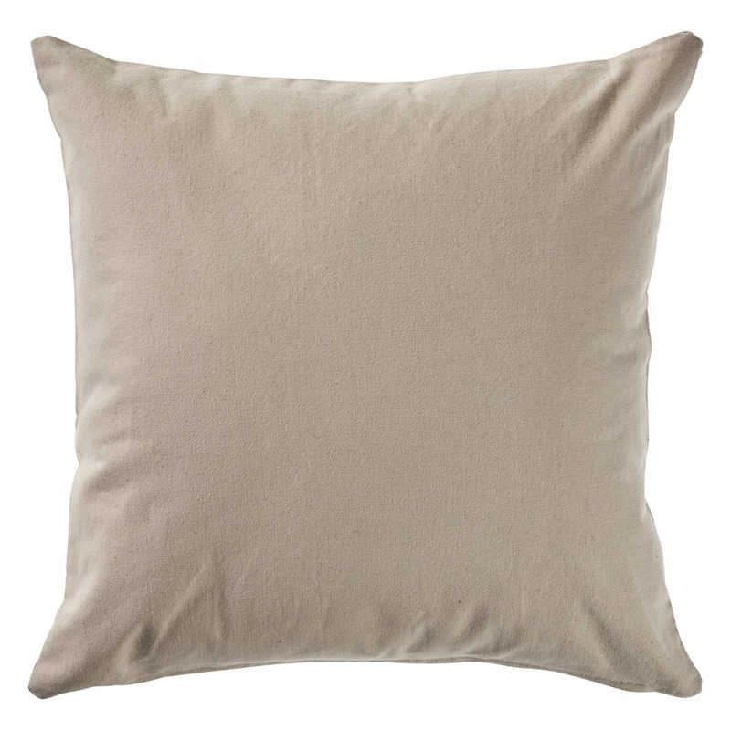 HomeRoots 20" X 20" Light Gray And Dark Gray 100% Wool Zippered Pillow