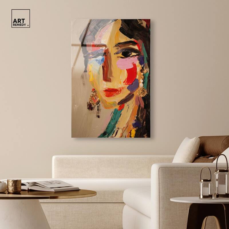 Colorful Expression II Acrylic by Art Remedy, Ready to Hang