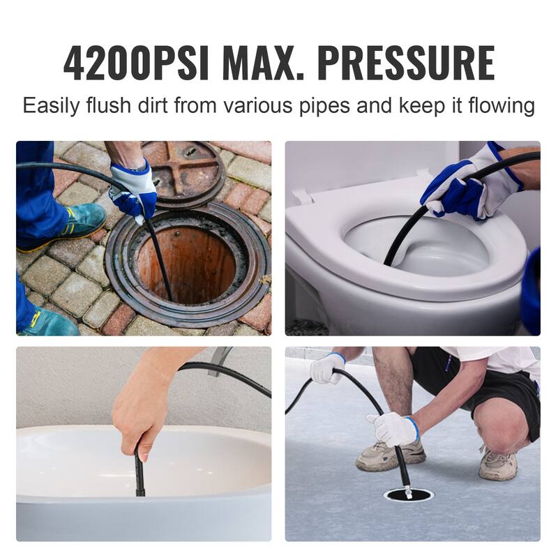 Pressure Washer Hose, For Most Brand Pressure Washers, Heavy Duty Power Washer Extension Replacement Hose