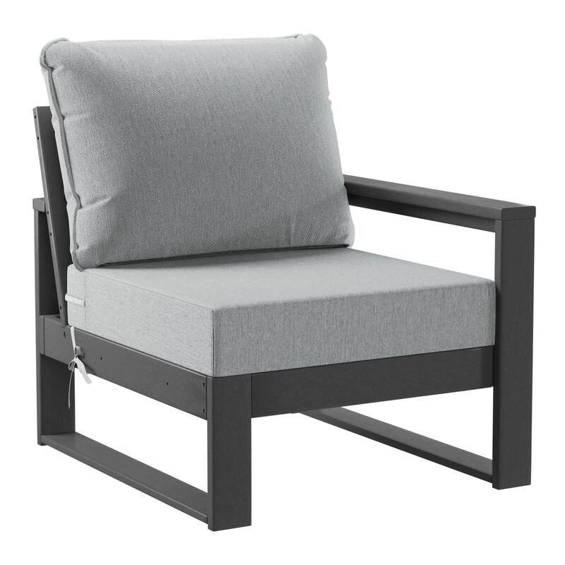 Endless Outdoor Patio Love Seat with Gray Frame