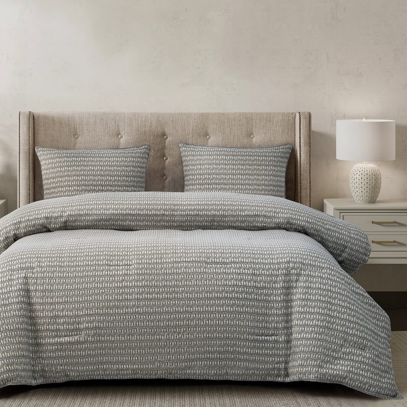 HiEnd Accents Fenton Tree Bark Design Comforter Set, 3PC
