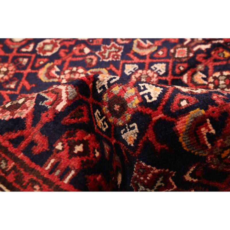 ECARPETGALLERY Hand-knotted Andelz Dark Navy Wool Rug - 3'7 x 9'8