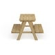 preview thumbnail 3 of 8, Sorrento Kids' Wood Picnic Table by Havenside Home
