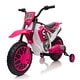 preview thumbnail 6 of 13, 12V Kids Ride on Toy Motorcycle - Rose Red