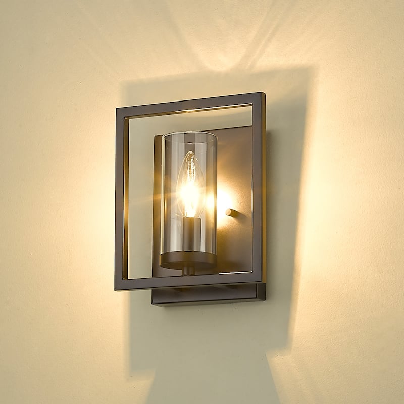 Golden Lighting Marco 1-light Wall Sconce in Matte Black - Matte Black - Matte Black