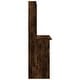 preview thumbnail 14 of 21, vidaXL Desk Engineered wood 40.2 x 17.7 x 58.3 in Desk