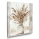 preview thumbnail 2 of 5, Designart "Beige White Boho Plant Chic II" Boho Feather Canvas Wall Art - Traditional Wall Decor Art Red Wall Art Print