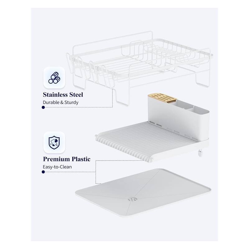 Large Dish Drying Rack - Extendable Dish Rack