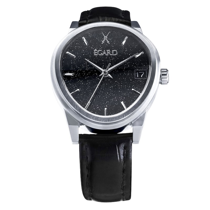 Egard Women's Dali F2 Silver Automatic Black Dial Watch - WCH-5073G0H213 - 6 (36)