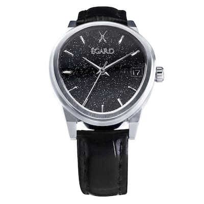 Egard Women's Dali F2 Silver Automatic Black Dial Watch - WCH-5073G0H213 - 6 (36)