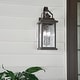preview thumbnail 1 of 4, Kichler Lighting Linford 22-in 3-Light Olde Bronze Outdoor Wall Light Olde Bronze