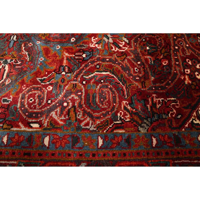 ECARPETGALLERY Hand-knotted Sarabi Dark Red Wool Rug - 6'8 x 9'6