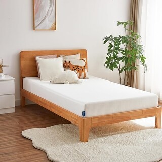 6 Inch Memory Foam Twin Mattress, Fiberglass-Free, Pressure Relief ...