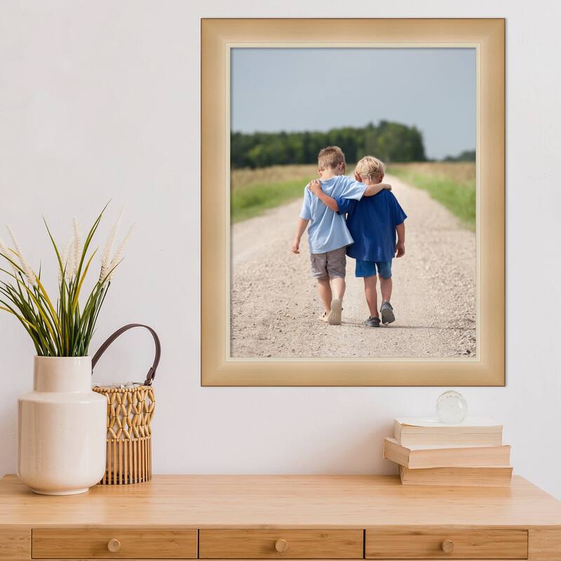 Eva Black Silver Narrow Framed Picture Frame, Photo Frame